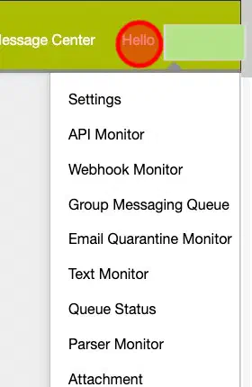 Open the ClientTether account menu