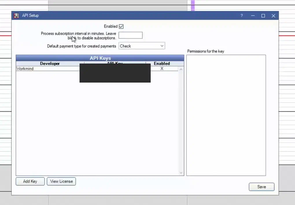 Enable the Open Dental API