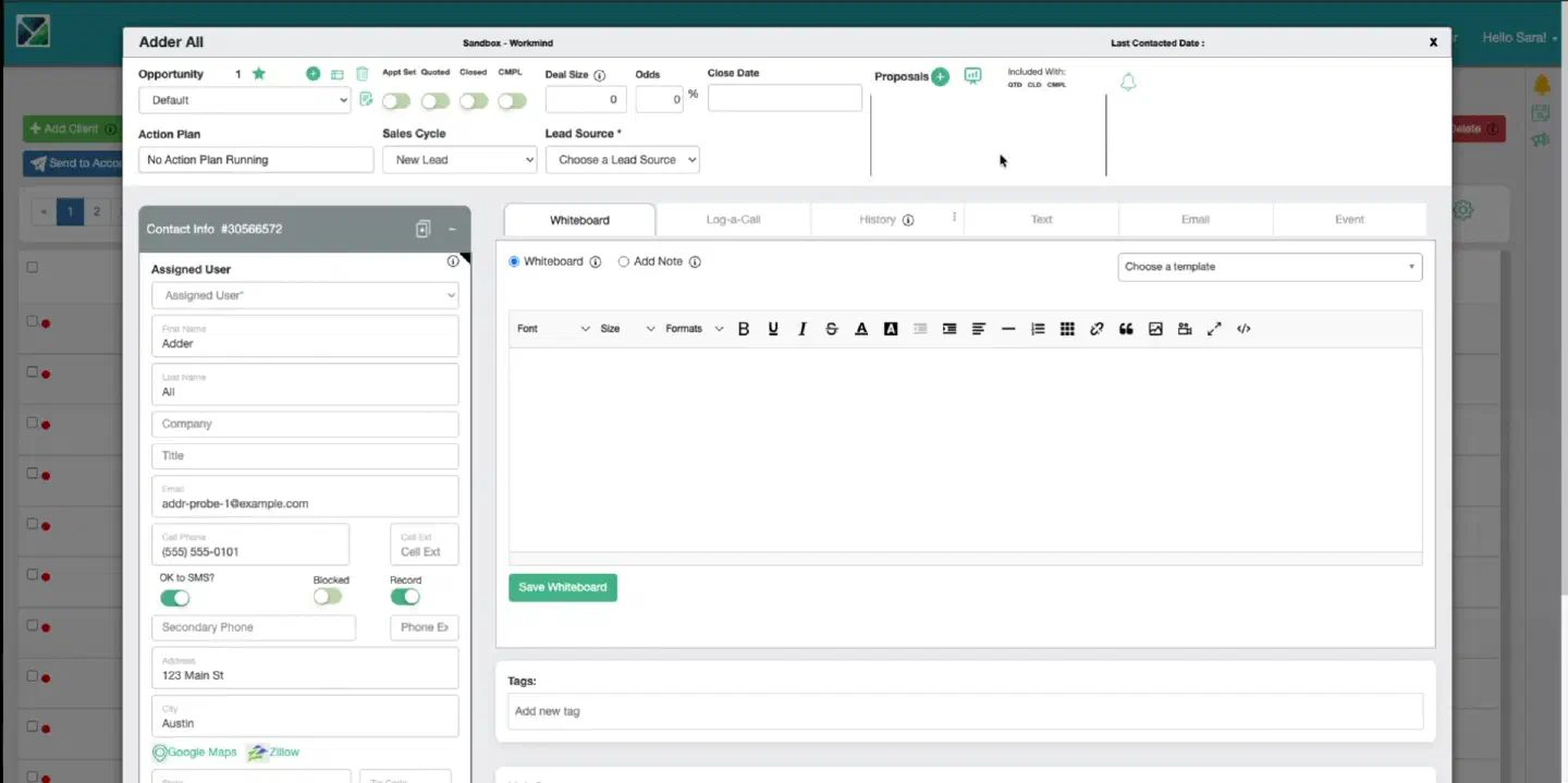 Test with a new proposal