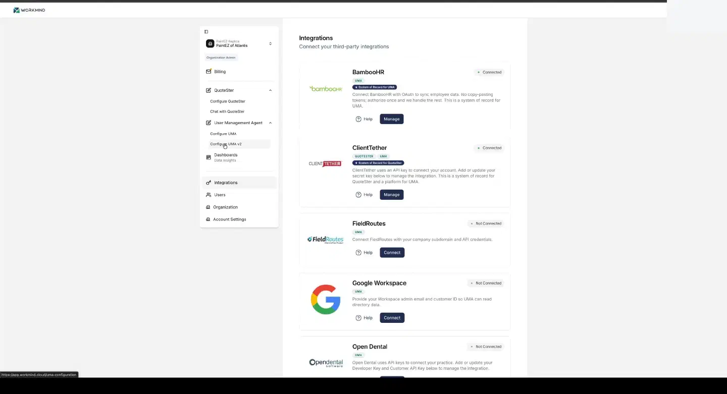 Open UMA configuration